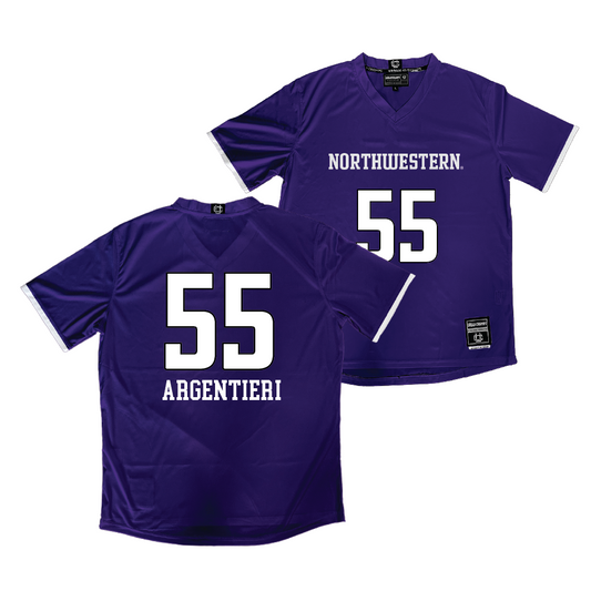 Northwestern Women's Lacrosse Purple Jersey - Francesca Argentieri | #55