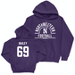 Northwestern Football Purple Arch Hoodie  - Jack Bailey