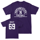 Northwestern Football Purple Arch Tee  - Jack Bailey