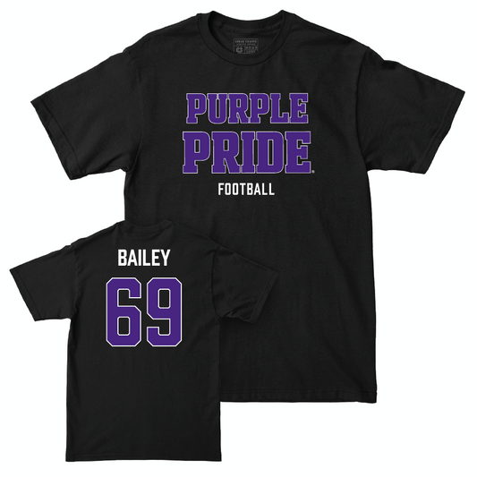 Northwestern Football Black Purple Pride Tee  - Jack Bailey