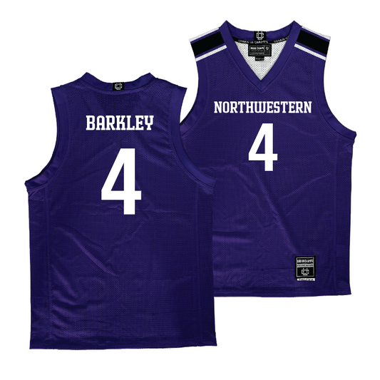 Northwestern Men's Purple Basketball Jersey - Blake Barkley | #4