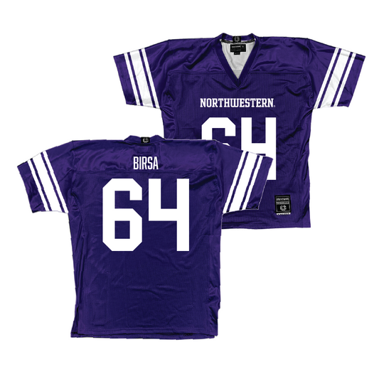 Purple Northwestern Football Jersey - Anthony Birsa