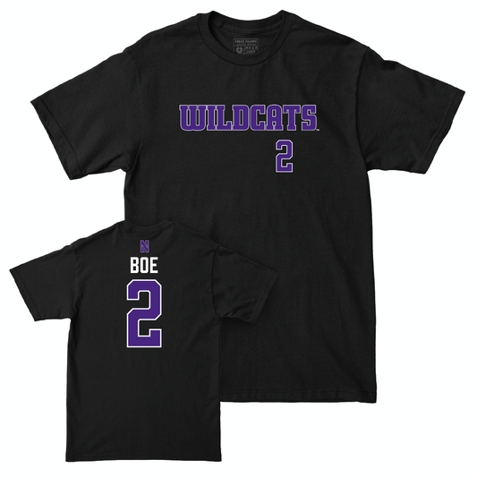 Northwestern Football Black Club Tee  - Ryan Boe