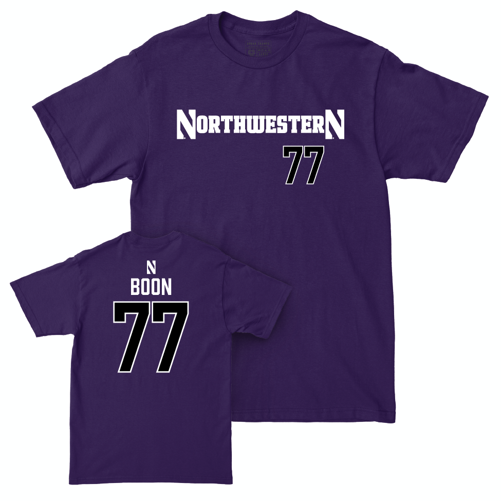 Northwestern Women's Field Hockey Purple Sideline Tee  - Juliana Boon