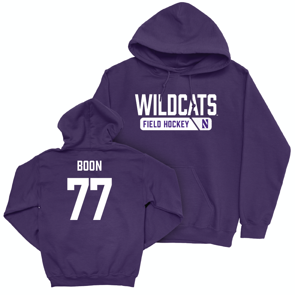 Northwestern Women's Field Hockey Purple Staple Hoodie  - Juliana Boon