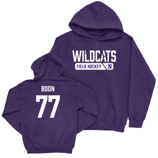 Northwestern Women's Field Hockey Purple Staple Hoodie  - Juliana Boon