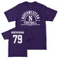 Northwestern Football Purple Arch Tee  - Jace Borcherding