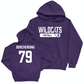 Northwestern Football Purple Staple Hoodie  - Jace Borcherding