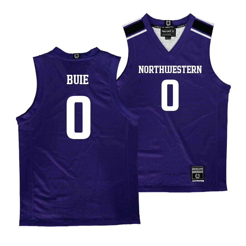 Northwestern Men's Purple Basketball Jersey - Boo Buie #0