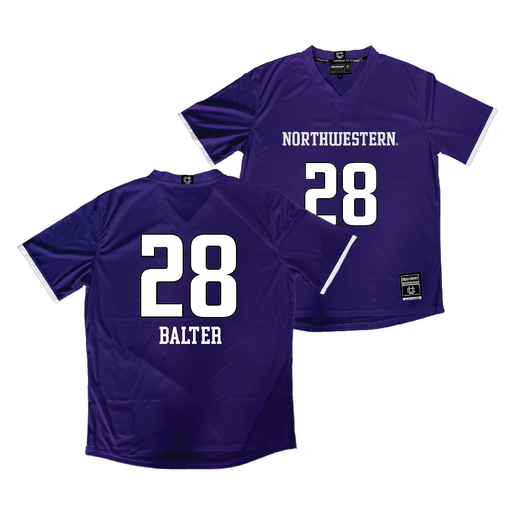 Northwestern Women's Lacrosse Purple Jersey - Maddy Balter | #28