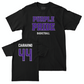 Northwestern Men's Basketball Black Purple Pride Tee  - Angelo Ciaravino