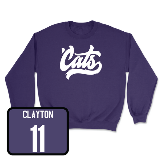 Purple Men's Basketball 'Cats Crew - Jordan Clayton