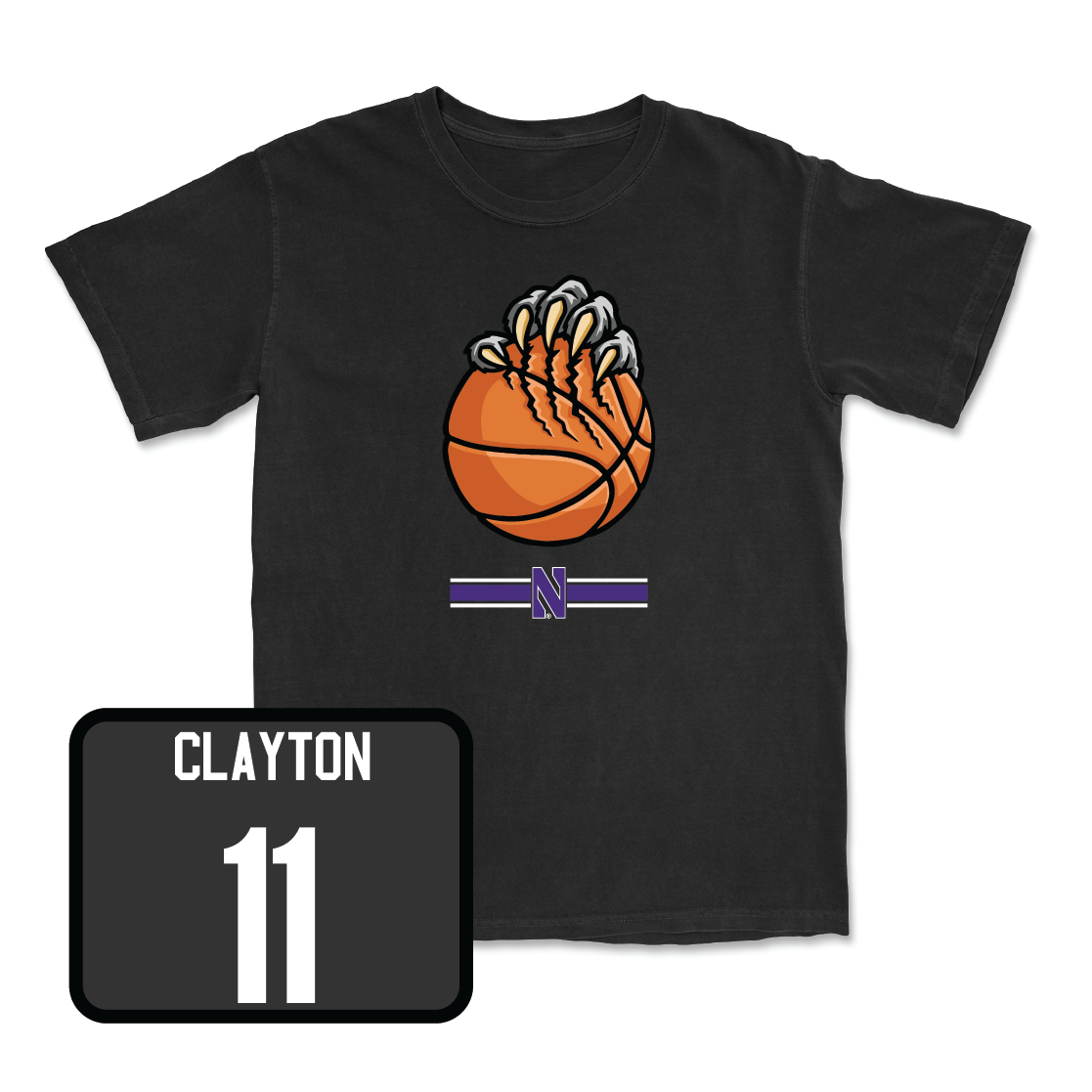 Men's Basketball Black Claw Tee - Jordan Clayton