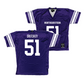 Purple Northwestern Football Jersey - Miles Crutchley