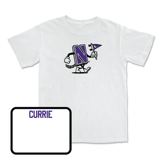 Track & Field White Mascot Comfort Colors Tee - Whitney Currie