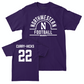 Northwestern Football Purple Arch Tee  - Terrion Curry-hicks