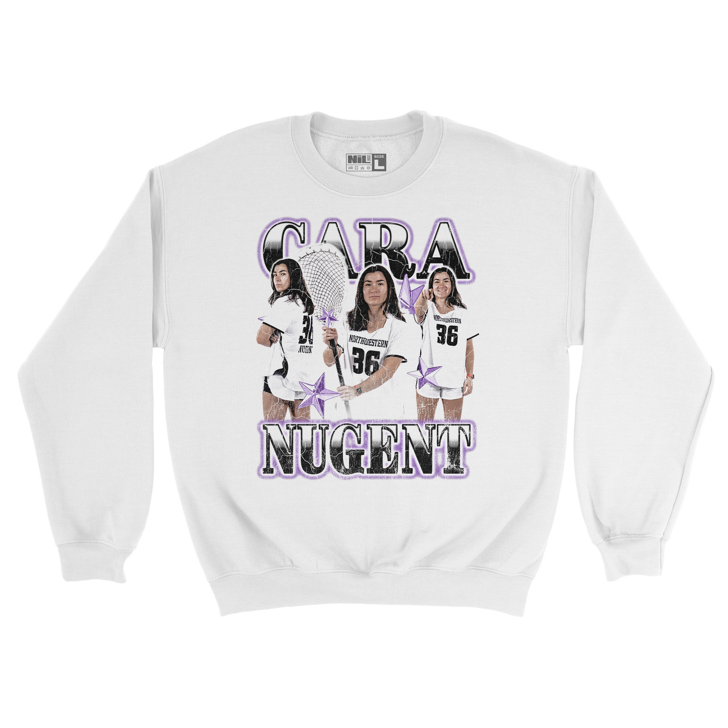 EXCLUSIVE RELEASE: Cara Nugent Illustrated White Crew