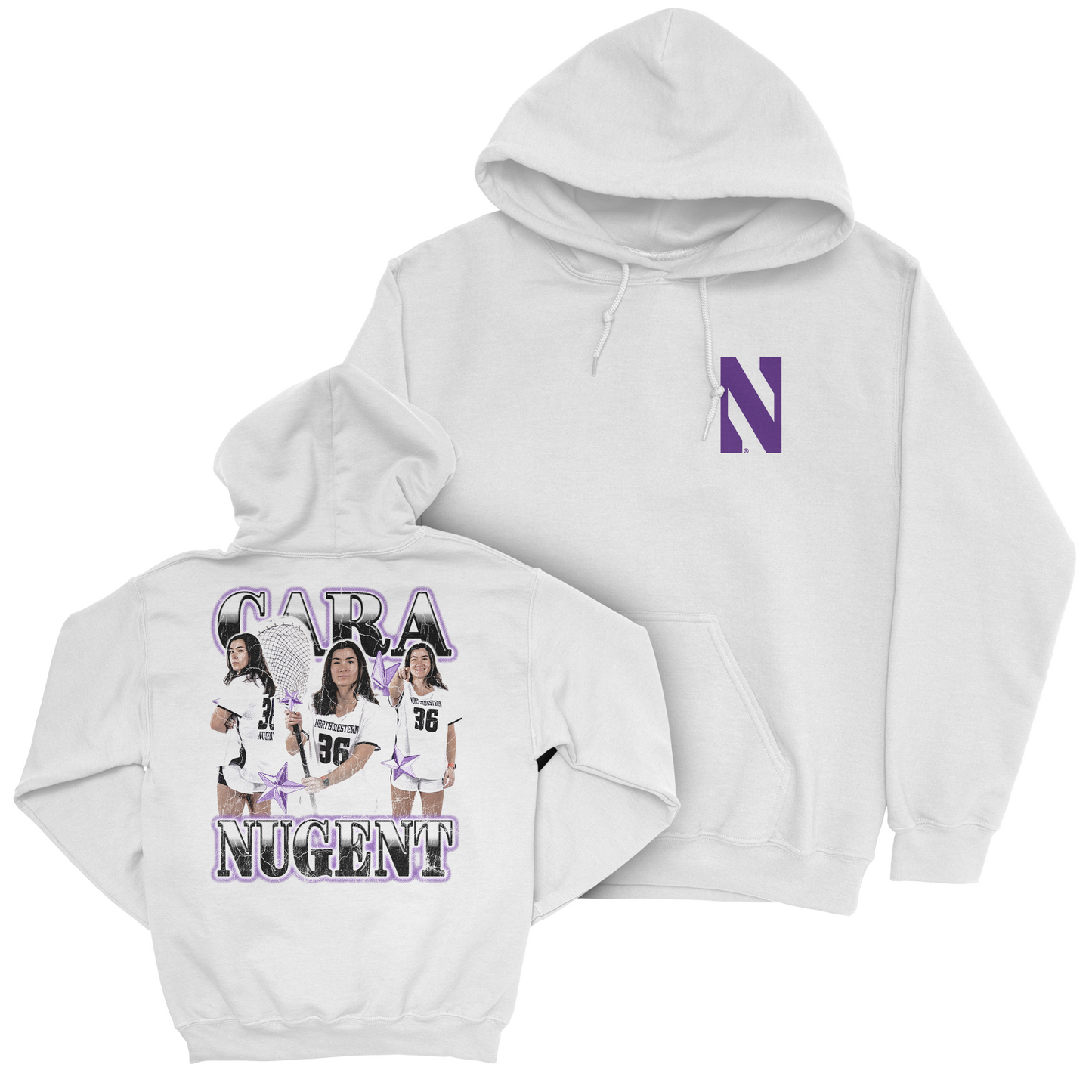 EXCLUSIVE RELEASE: Cara Nugent Illustrated White Hoodie