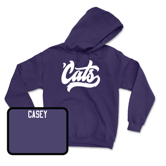 Purple Men's Tennis 'Cats Hoodie  - Greyson Casey