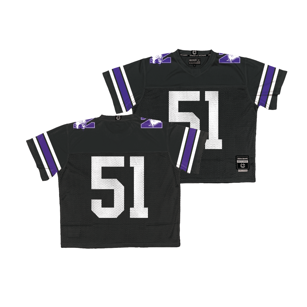 Northwestern Throwback Football Jersey - Miles Crutchley