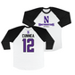 Northwestern Softball 3/4 Sleeve Raglan Tee  - Isabel Cunnea