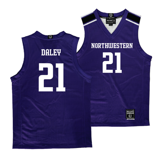 Northwestern Women's Purple Basketball Jersey  - Melannie Daley