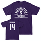 Northwestern Football Purple Arch Tee - Joe DeHaan | #14