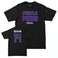 Northwestern Football Black Purple Pride Tee - Joe DeHaan | #14