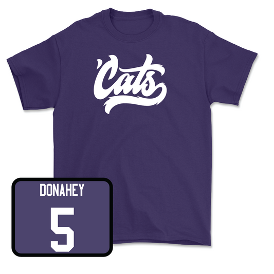 Purple Softball 'Cats Tee  - Bridget Donahey