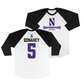 Northwestern Softball 3/4 Sleeve Raglan Tee - Bridget Donahey | #5