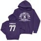 Northwestern Football Purple Arch Hoodie  - Henry Fioriglio