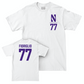 Northwestern Football White Logo Comfort Colors Tee  - Henry Fioriglio