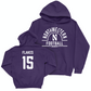 Northwestern Football Purple Arch Hoodie - Brendan Flakes | #15