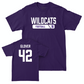 Northwestern Football Purple Staple Tee  - Nigel Glover