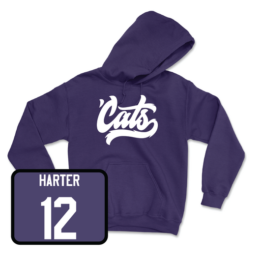 Purple Women's Basketball 'Cats Hoodie - Casey Harter