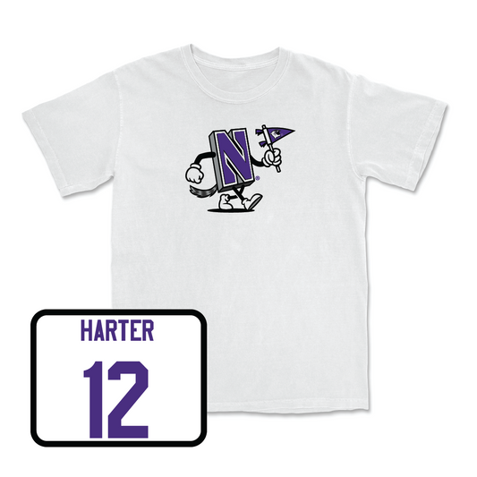 Women's Basketball White Mascot Comfort Colors Tee - Casey Harter