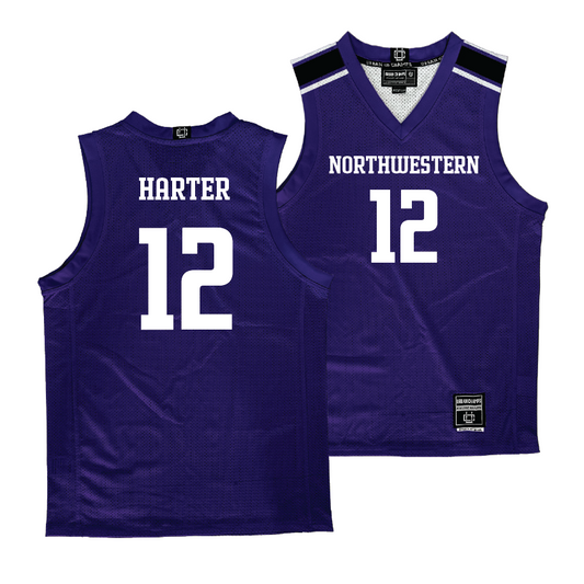 Northwestern Women's Purple Basketball Jersey - Casey Harter | #12