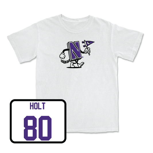 Football White Mascot Comfort Colors Tee - Chico Holt