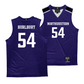 Northwestern Men's Purple Basketball Jersey - Gus Hurlburt | #54