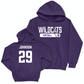 Northwestern Football Purple Staple Hoodie  - Qayvier Johnson