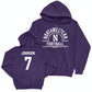 Northwestern Football Purple Arch Hoodie  - Calvin Johnson