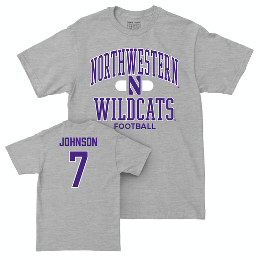 Northwestern Football Sport Grey Classic Tee  - Calvin Johnson