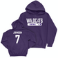 Northwestern Football Purple Staple Hoodie  - Calvin Johnson