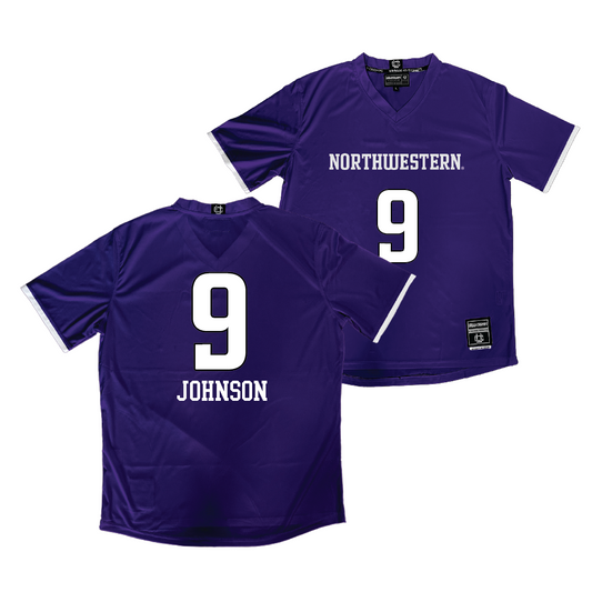 Northwestern Women's Lacrosse Purple Jersey - Hannah Johnson #9