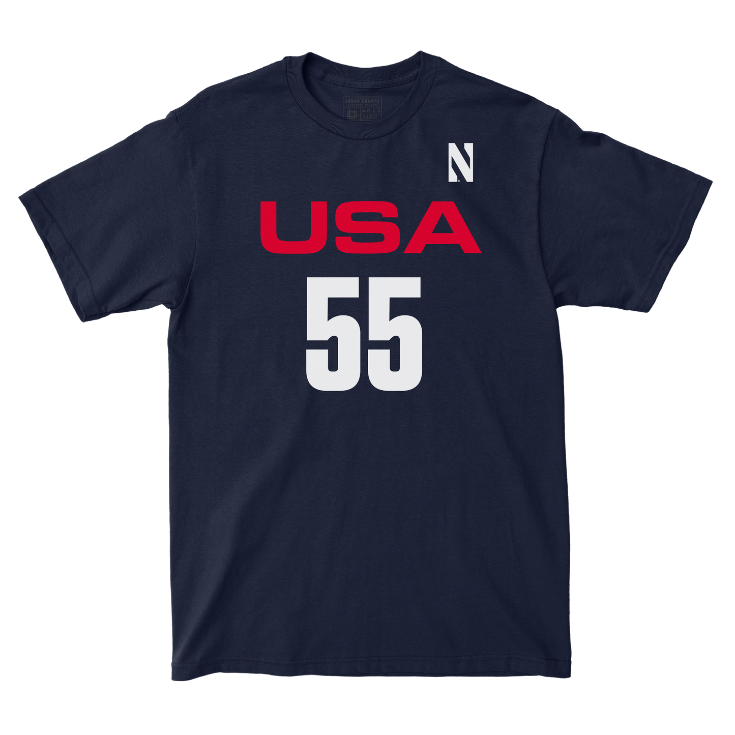 EXCLUSIVE RELEASE: 2024 USA U20 WLAX Team Navy Tee - Francesca Argentieri