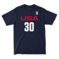 EXCLUSIVE RELEASE: 2024 USA U20 WLAX Team Navy Tee - Noel Cumberland