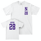 Northwestern Women's Field Hockey White Logo Comfort Colors Tee  - Anna Krebs