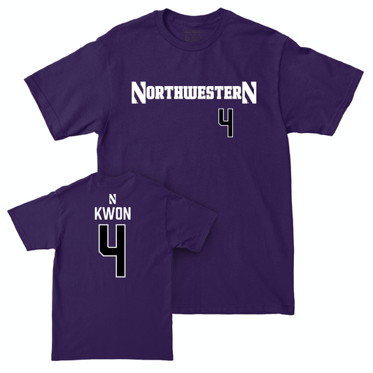 Northwestern Women's Fencing Purple Sideline Tee  - Athina Kwon