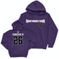 Northwestern Football Purple Sideline Hoodie - Albert Kunickis III | #26