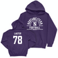 Northwestern Football Purple Arch Hoodie  - Landon Lauter